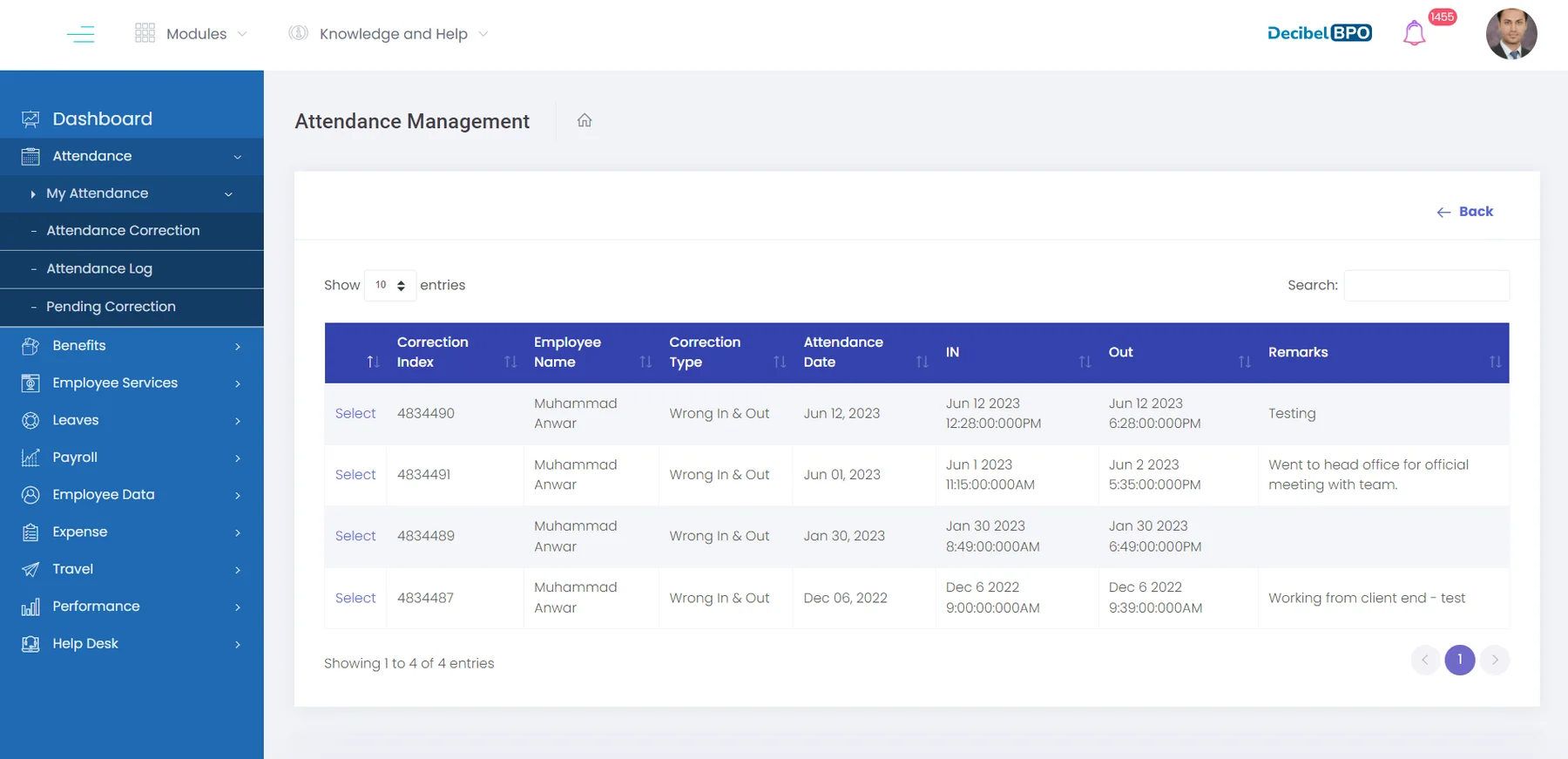 Attendance Management