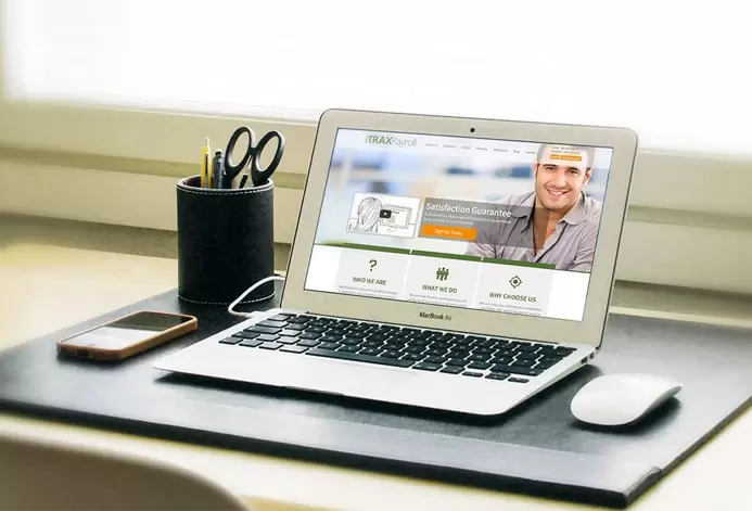 Laptop screen displaying best HR payroll software in Pakistan from Decibel 360 Cloud