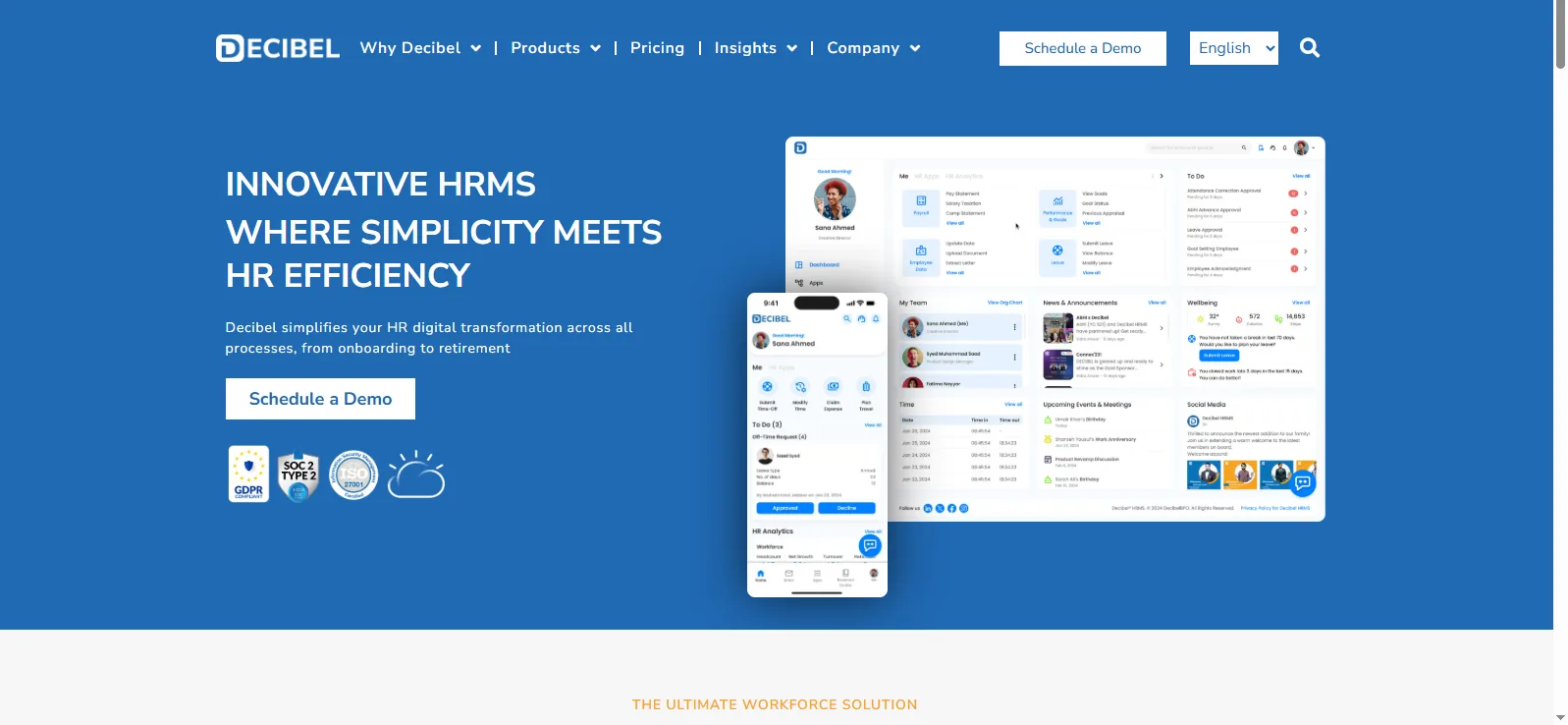 Decibel 360 Cloud - The Best HR Payroll Software in UAE, empowering businesses with  HCM solutions, payroll management, and employee self-service.